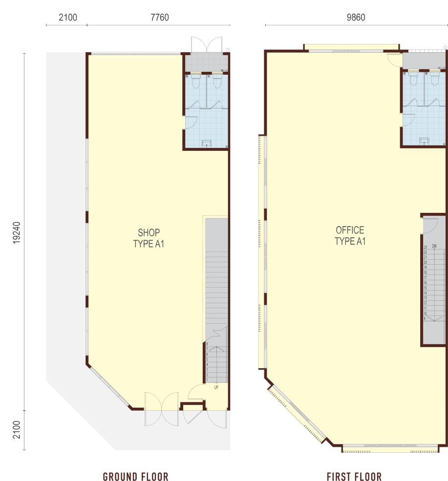 Type A1 floor plan