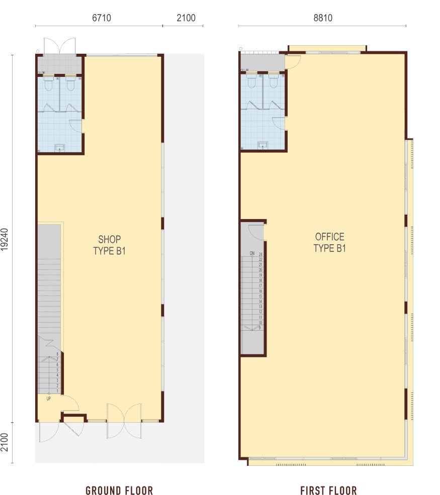 Type B1 floor plan