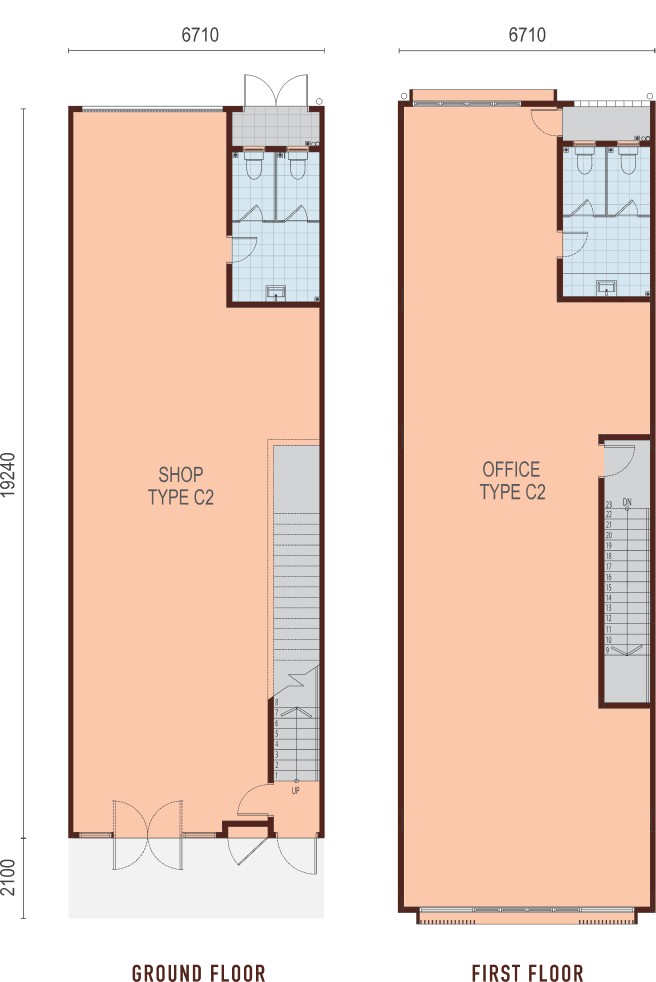 Type C2 floor plan