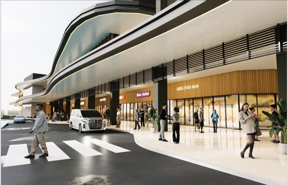 Mall rear drop off